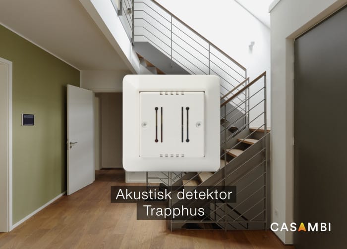 Akustiska detektor i trapphus